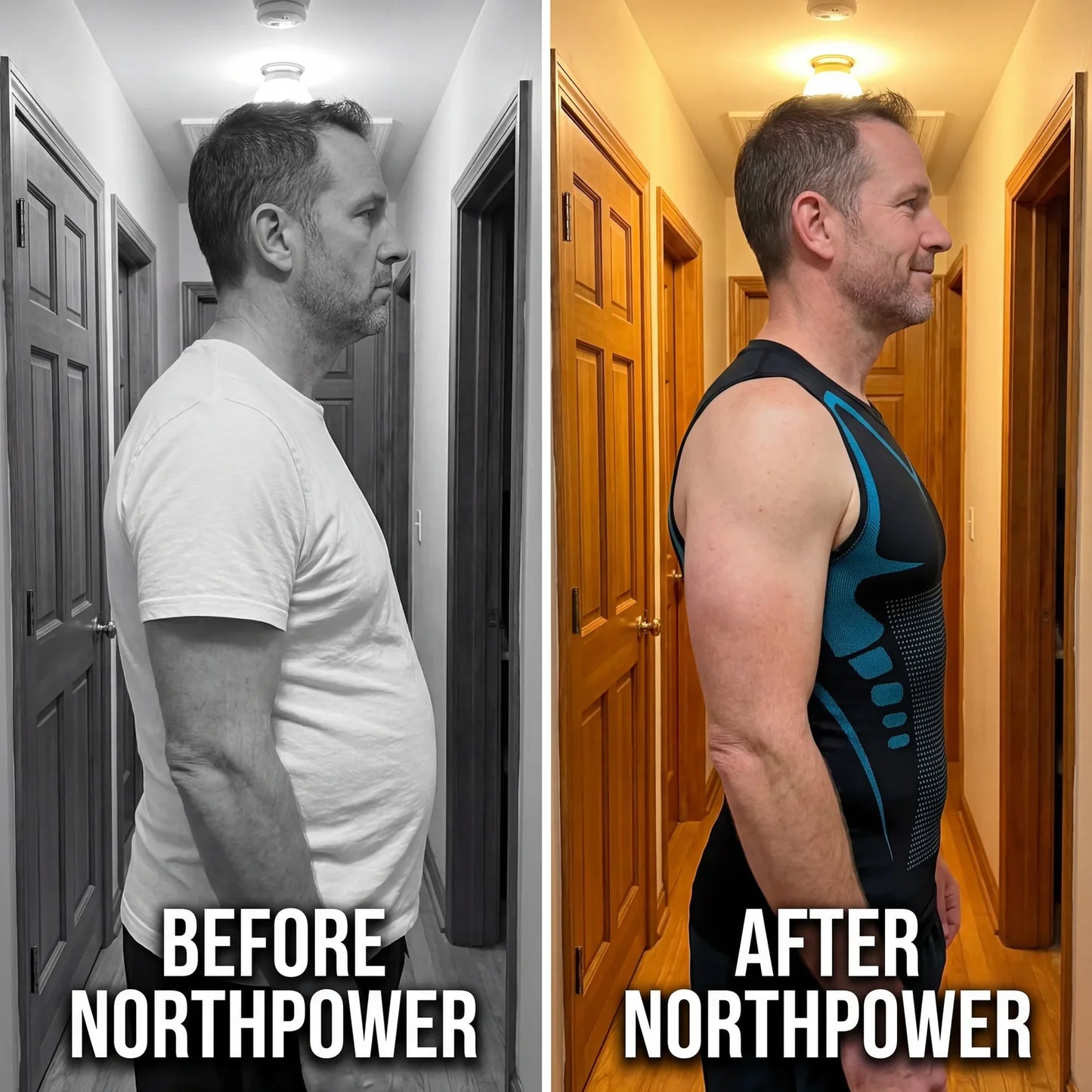 The Compression Shirt Engineered To Stay Flat, Invisible & Supportive All Day